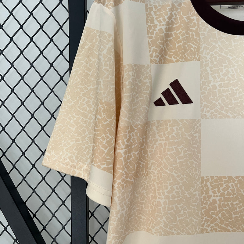 CAMISA PRÉ JOGO DO FLAMENGO 24/25 BEGE