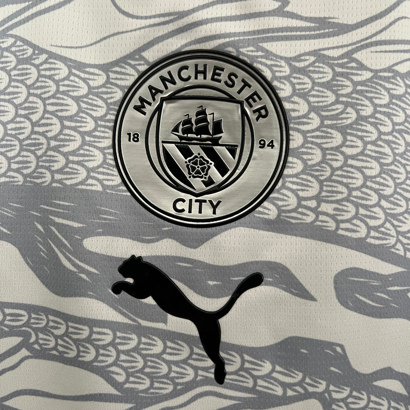 CAMISA LANÇAMENTO DO MANCHESTER CITY 24/25 BRANCO - VELOP SPORTS