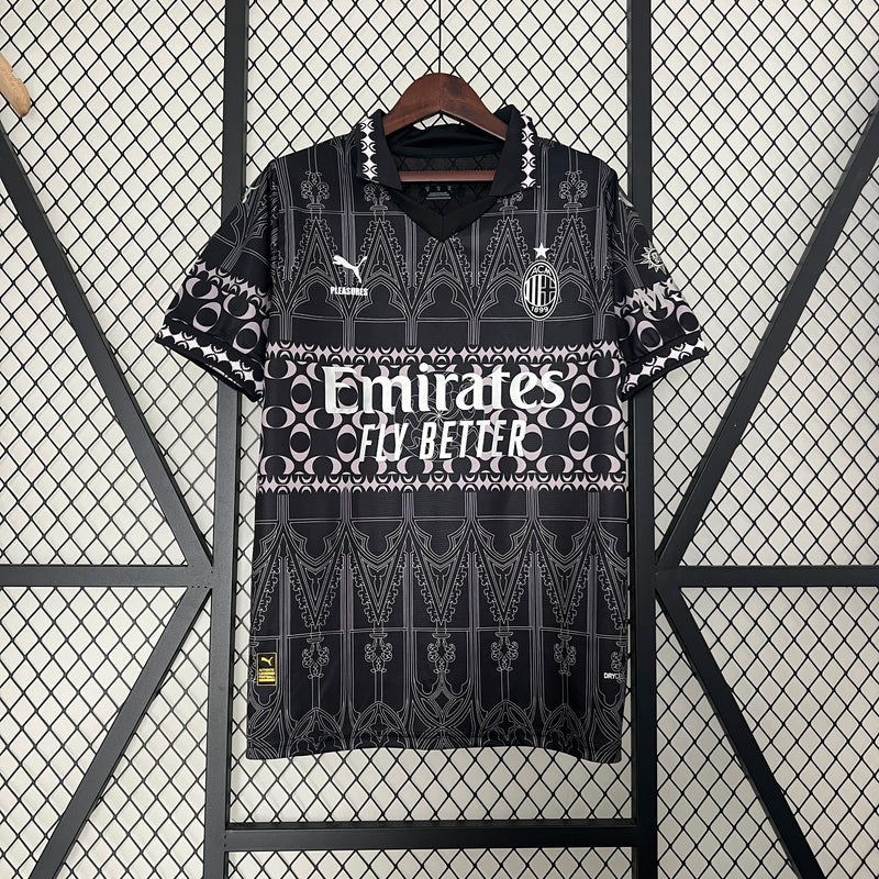 CAMISA LANÇAMENTO DO MILAN 24/25 BLACK - VELOP SPORTS