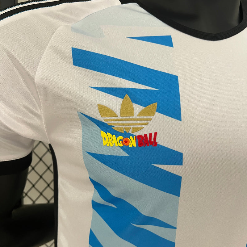 CAMISA VERSÃO PLAYER DA SELEÇÃO DA ARGENTINA 2024 EDIÇÃO DRAGON BALL