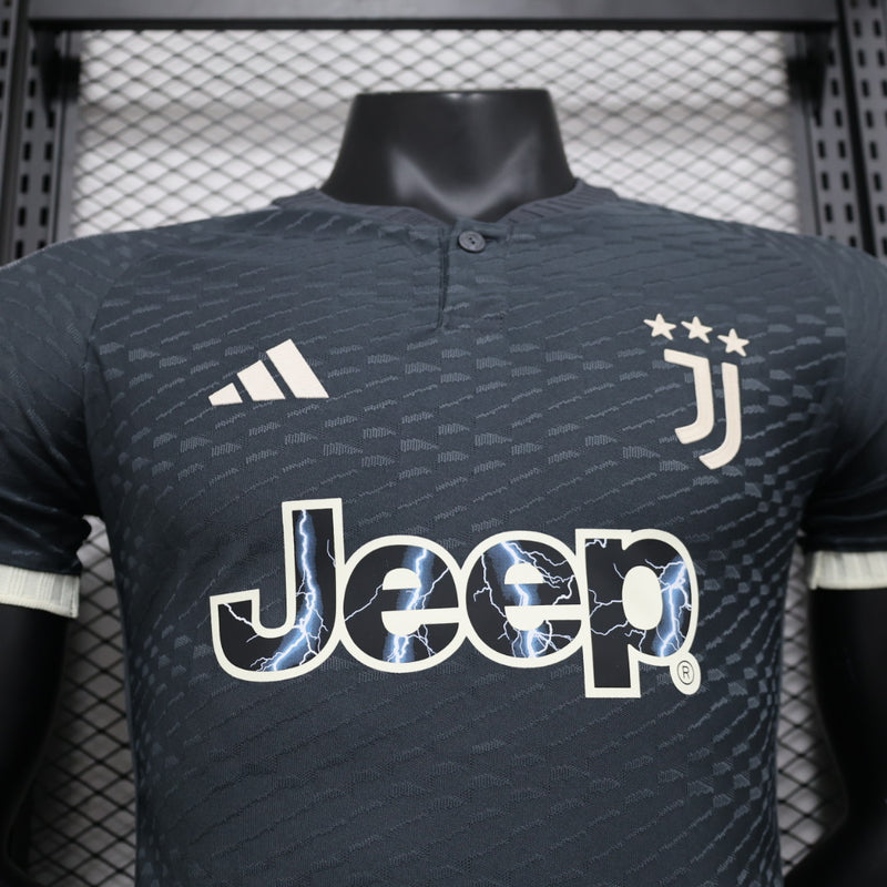 CAMISA VERSÃO PLAYER DA JUVENTUS 23/24 CINZA