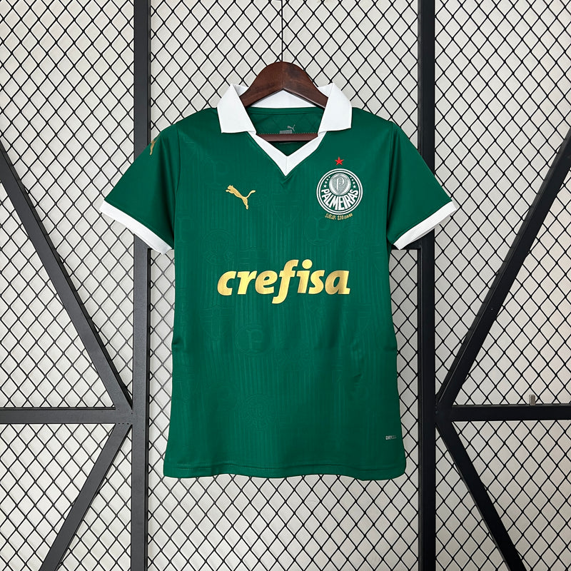 CAMISA LANÇAMENTO FEMININA DO PALMEIRAS 24/25 VERDE