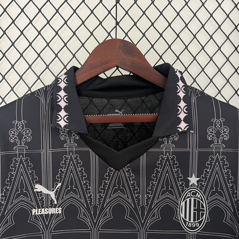 CAMISA LANÇAMENTO DO MILAN 24/25 BLACK - VELOP SPORTS