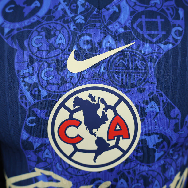CAMISA VERSÃO PLAYER DO AMERICA 24/25 AZUL