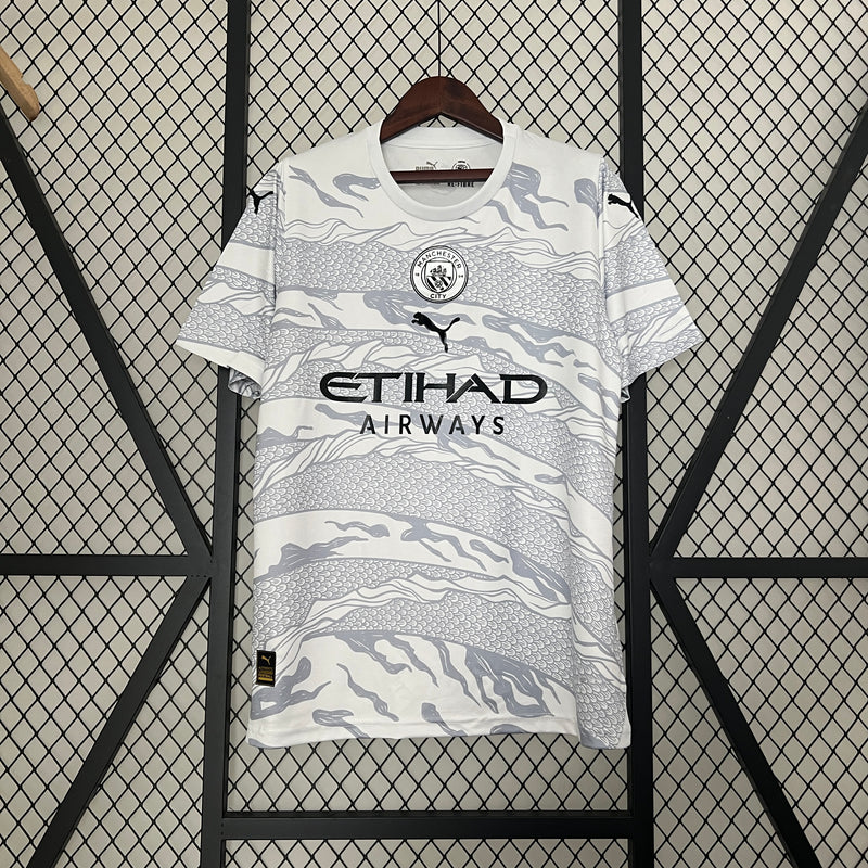 CAMISA LANÇAMENTO DO MANCHESTER CITY 24/25 BRANCO - VELOP SPORTS