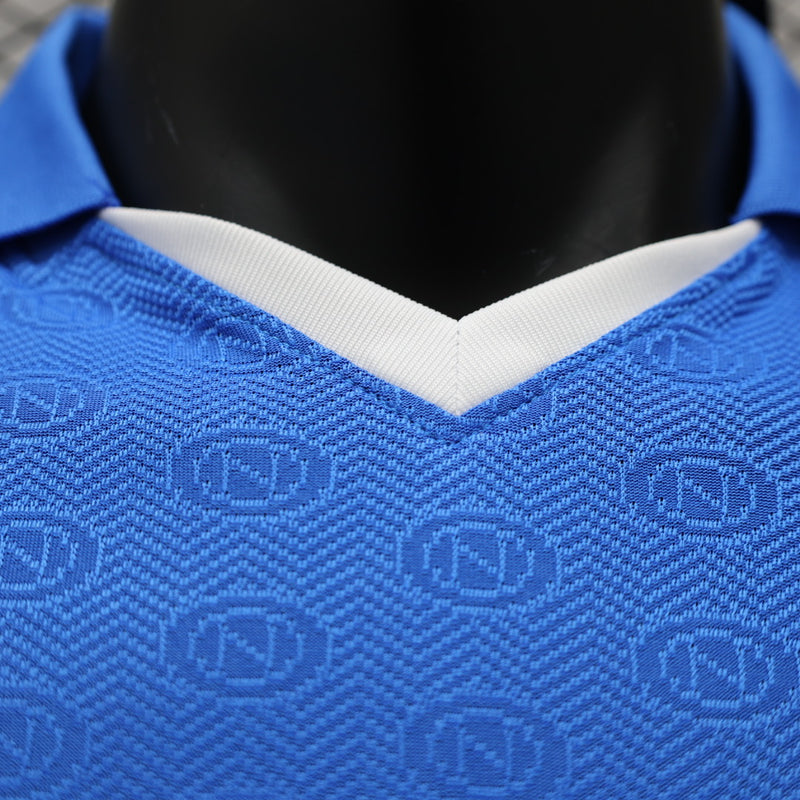 CAMISA VERSÃO PLAYER DO NAPOLI 24/25 AZUL