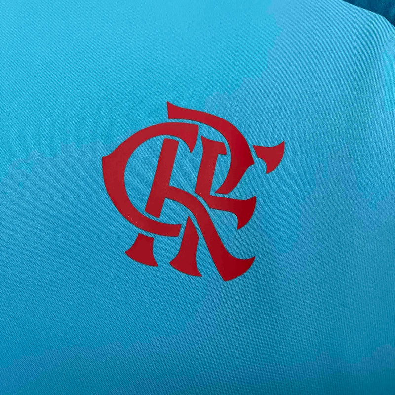 CAMISA TREINO DO FLAMENGO 25/26 AZUL CLARO