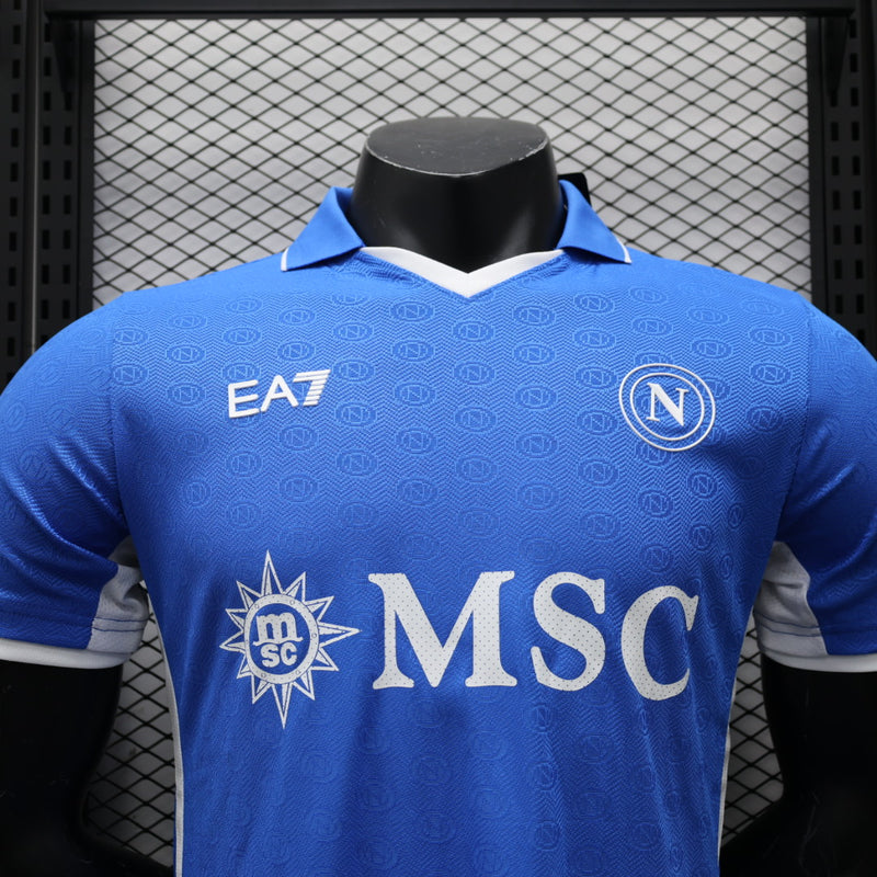 CAMISA VERSÃO PLAYER DO NAPOLI 24/25 AZUL