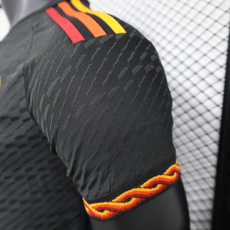 CAMISA VERSÃO PLAYER DA ROMA 23/24 PRETO