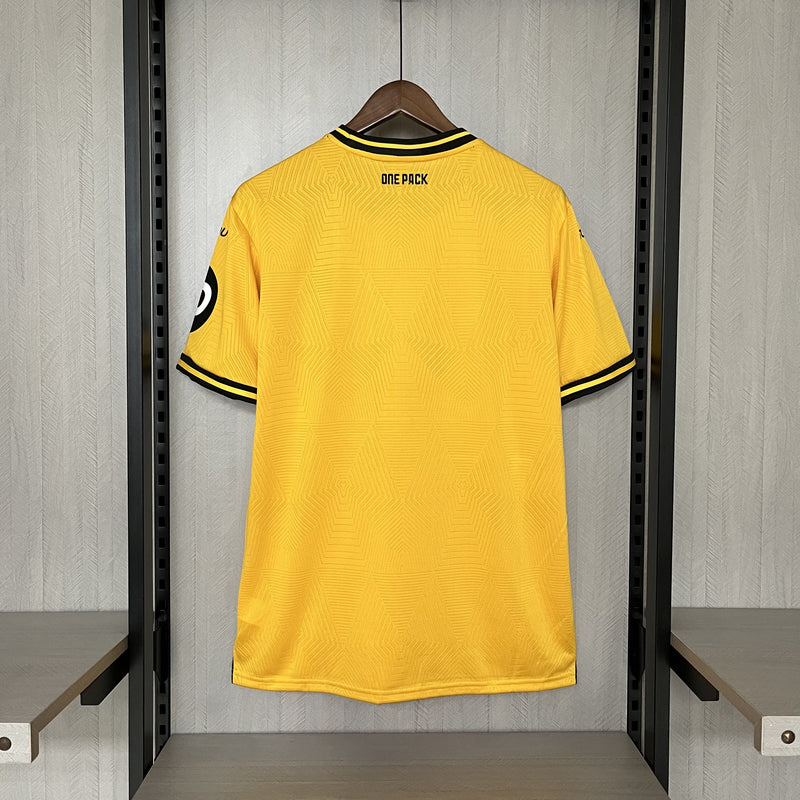 CAMISA DO WOLVERHAMPTON 24/25 AMARELO