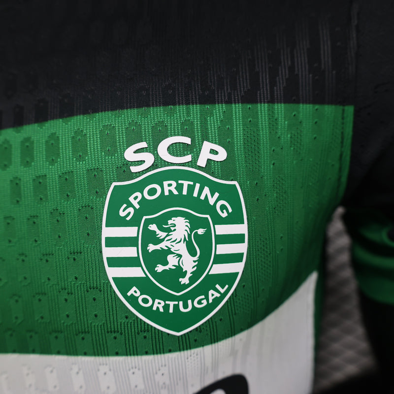 CAMISA VERSÃO PLAYER DO SPORTING 24/25 PRETO E VERDE