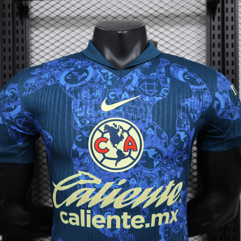CAMISA VERSÃO PLAYER DO AMERICA 24/25 AZUL