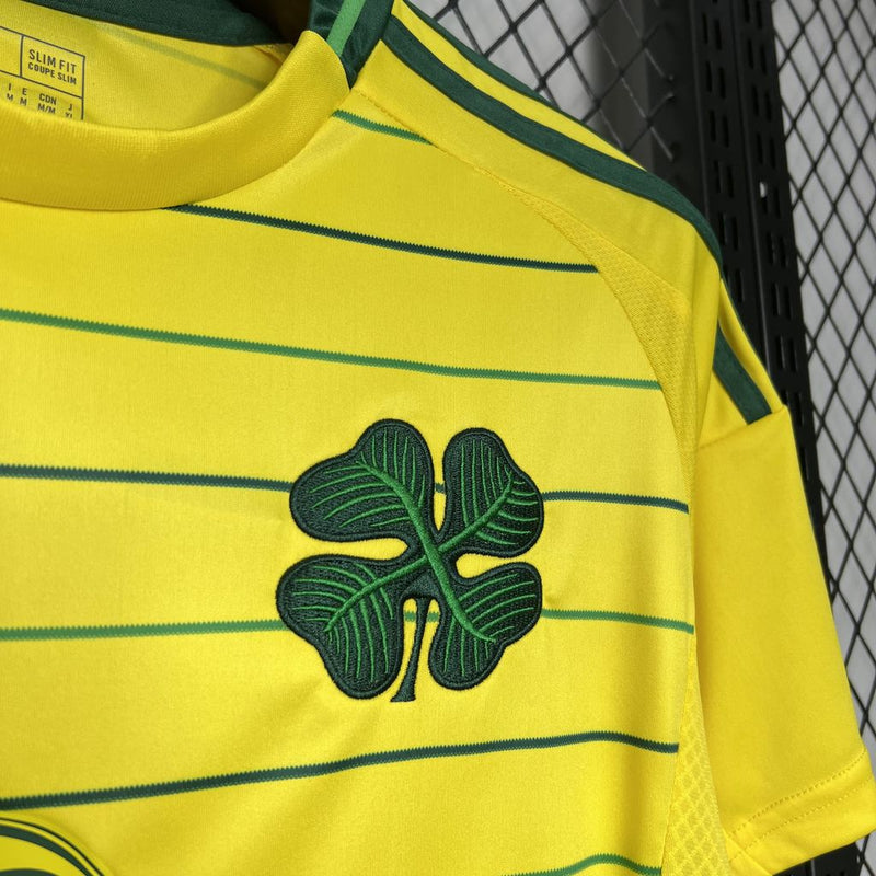 CAMISA LANÇAMENTO DO CELTIC 24/25 AMARELO