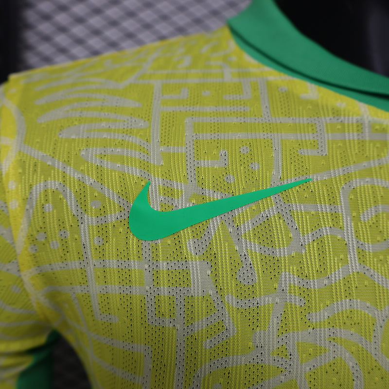 CAMISA MANGA LONGA DA SELEÇÃO DO BRASIL 24/25 AMARELO