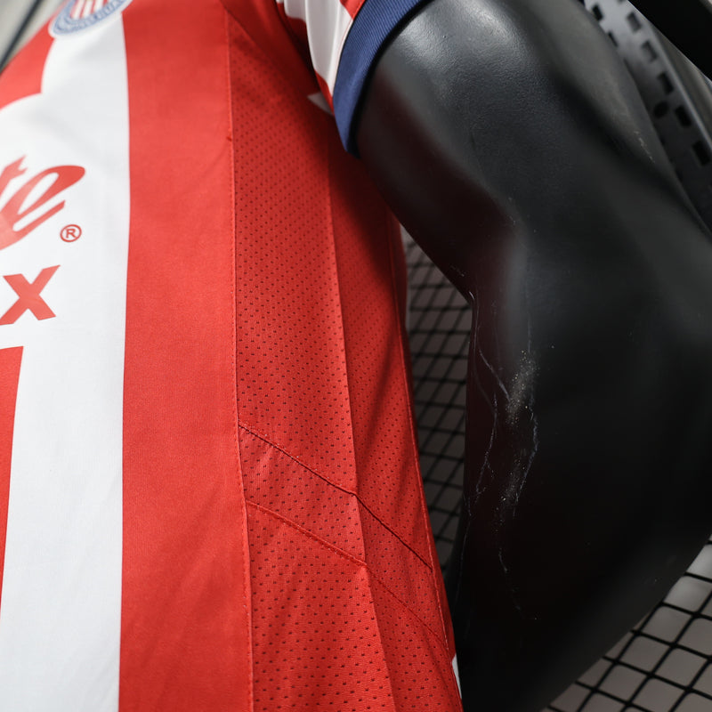 CAMISA VERSÃO PLAYER DO CHIVAS GUADALAJARA 24/25 TRADICIONAL