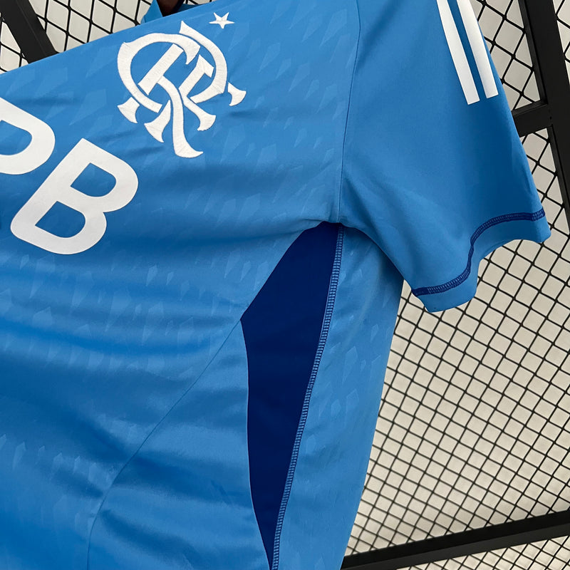 CAMISA GOLEIRO DO FLAMENGO 23/24 AZUL