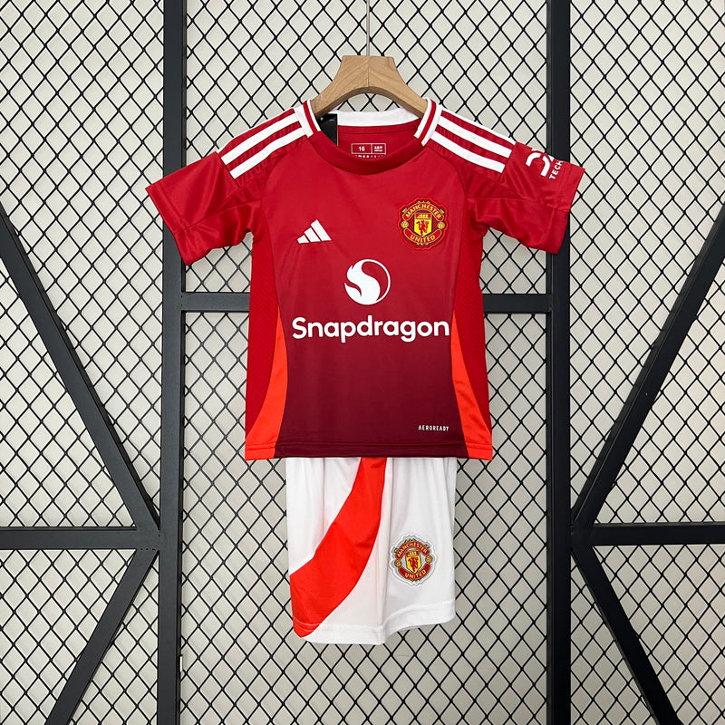 Conjunto Infantil Manchester United 24/25 - Home