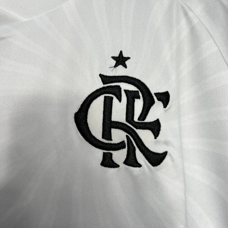 CAMISA LANÇAMENTO FEMININA DO FLAMENGO 24/25 BRANCO
