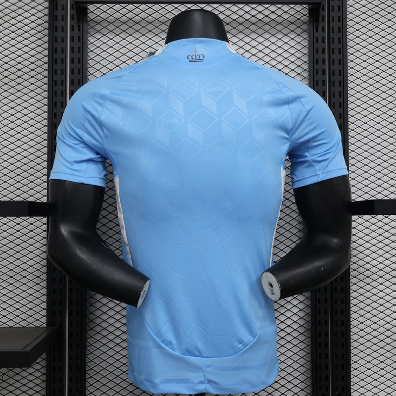 CAMISA VERSÃO PLAYER DA SELEÇÃO DA BÉLGICA 2024 AZUL