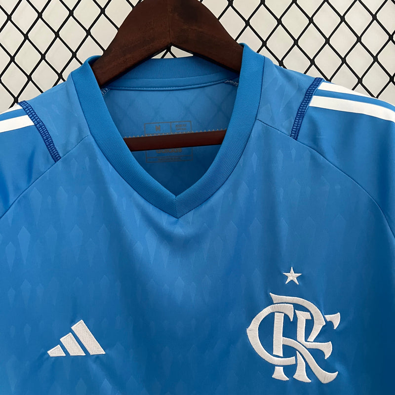 CAMISA GOLEIRO DO FLAMENGO 23/24 AZUL