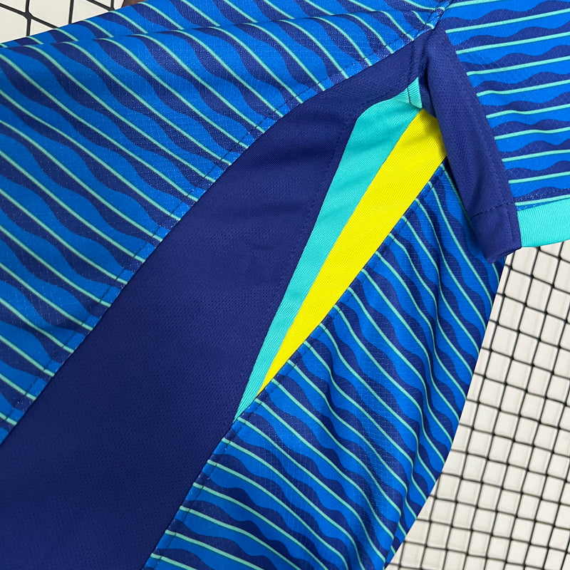 CAMISA LANÇAMENTO FEMININA DA SELEÇÃO DO BRASIL 24/25 AZUL