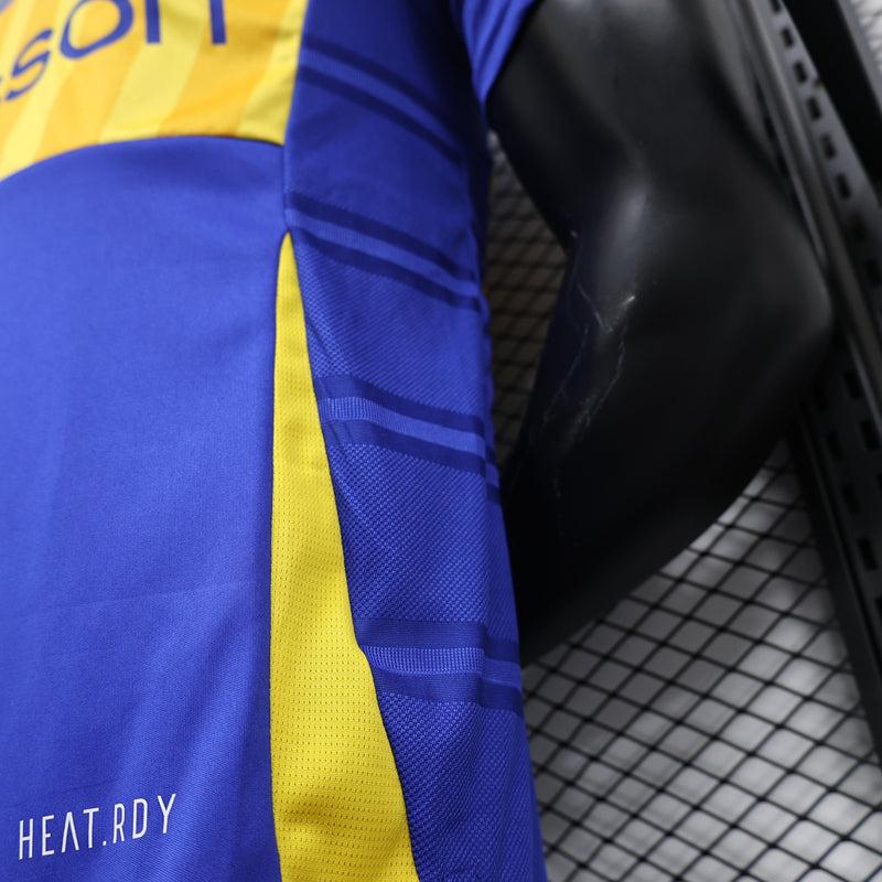 CAMISA VERSÃO PLAYER DO BOCA JUNIORS 24/25 TRADICIONAL