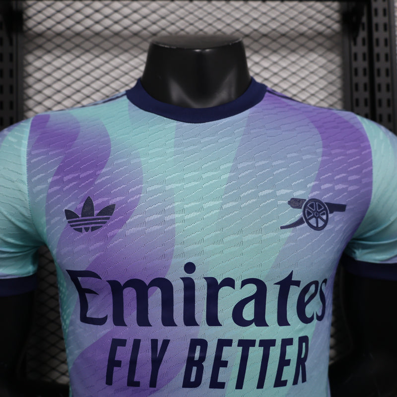 CAMISA VERSÃO PLAYER DO ARSENAL 24/25 TERCEIRO