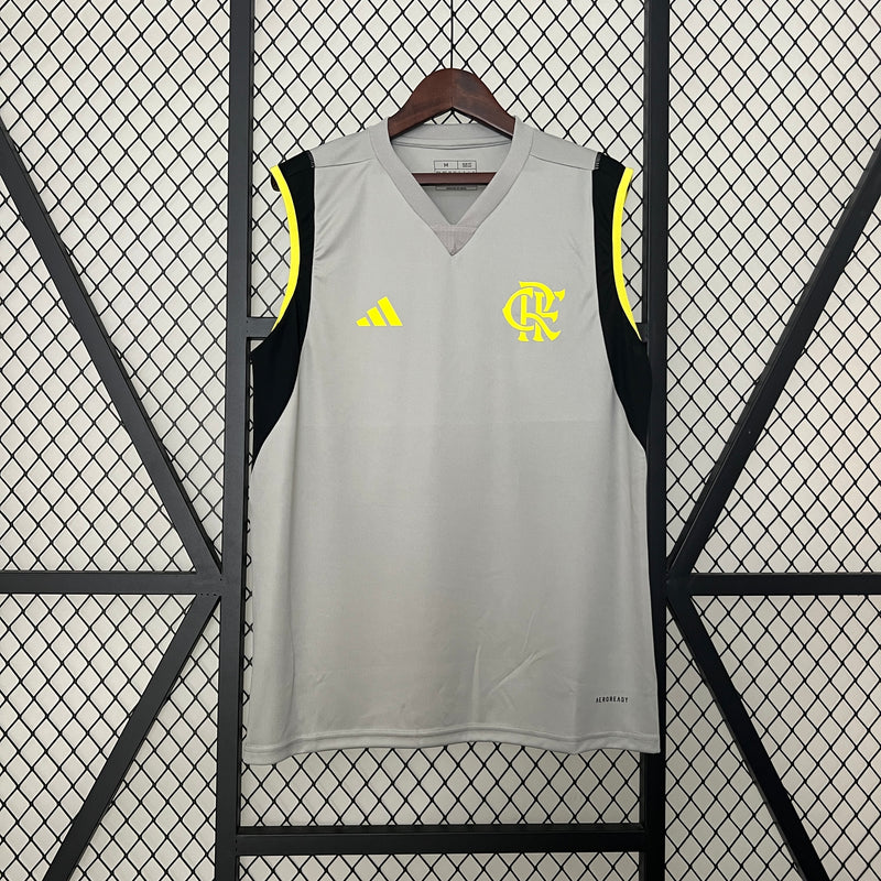 CAMISA TREINO REGATA DO FLAMENGO 24/25 CINZA