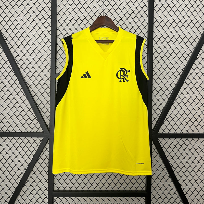 CAMISA TREINO REGATA DO FLAMENGO 24/25 AMARELO