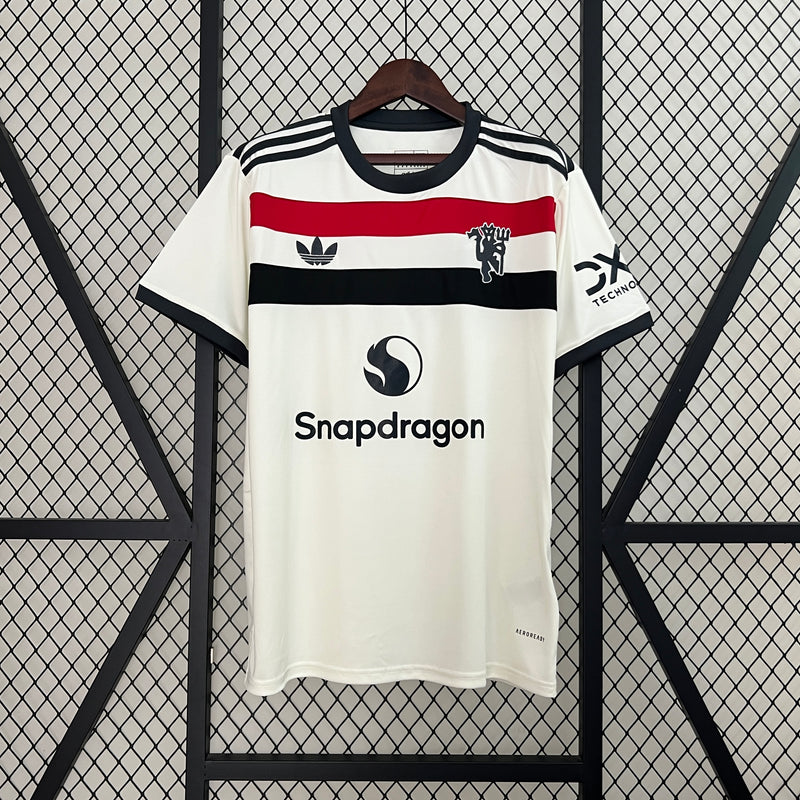 CAMISA DO MANCHESTER UNITED 24/25 BRANCO