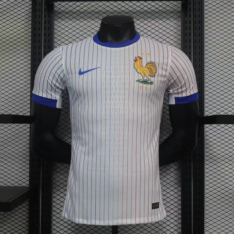 CAMISA VERSÃO PLAYER DA SELEÇÃO DA FRANÇA 2024 BRANCO