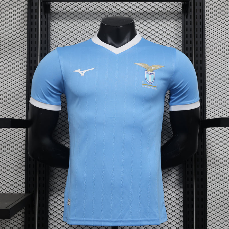 CAMISA VERSÃO PLAYER DA LAZIO 24/25 EDIÇÃO ESPECIAL 50 ANOS