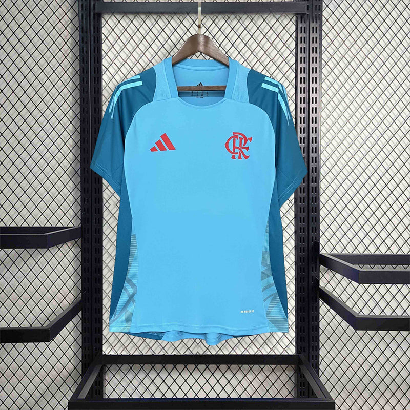 CAMISA TREINO DO FLAMENGO 25/26 AZUL CLARO