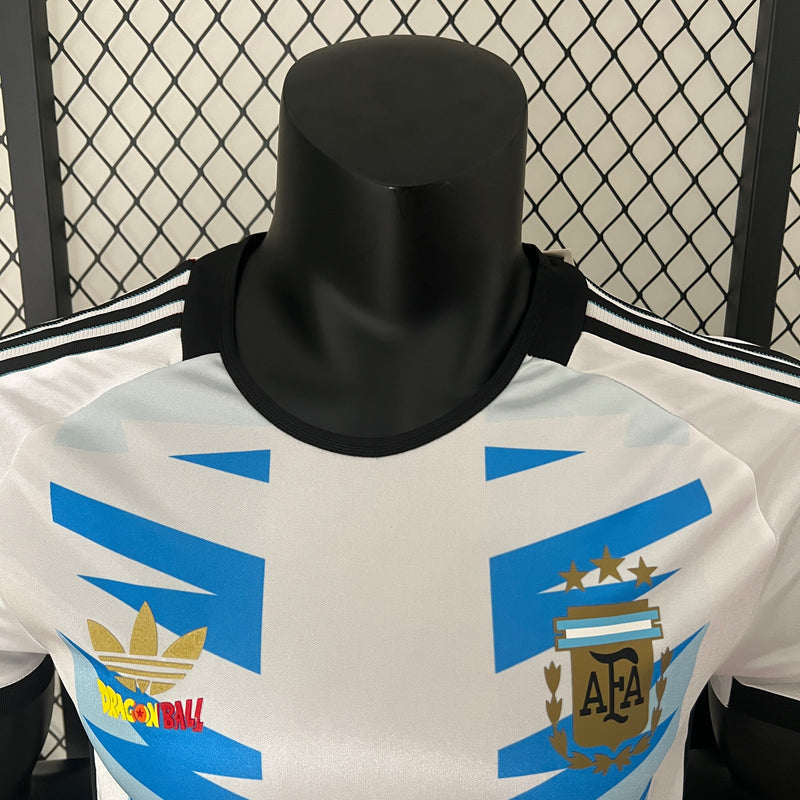 CAMISA VERSÃO PLAYER DA SELEÇÃO DA ARGENTINA 2024 EDIÇÃO DRAGON BALL