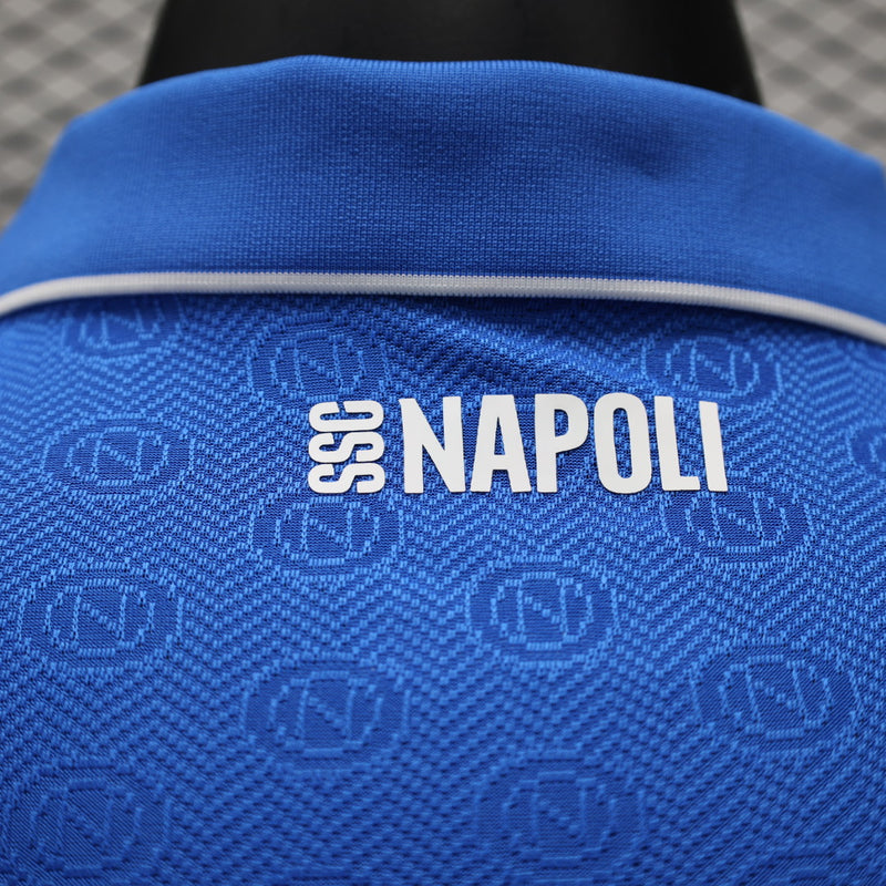 CAMISA VERSÃO PLAYER DO NAPOLI 24/25 AZUL