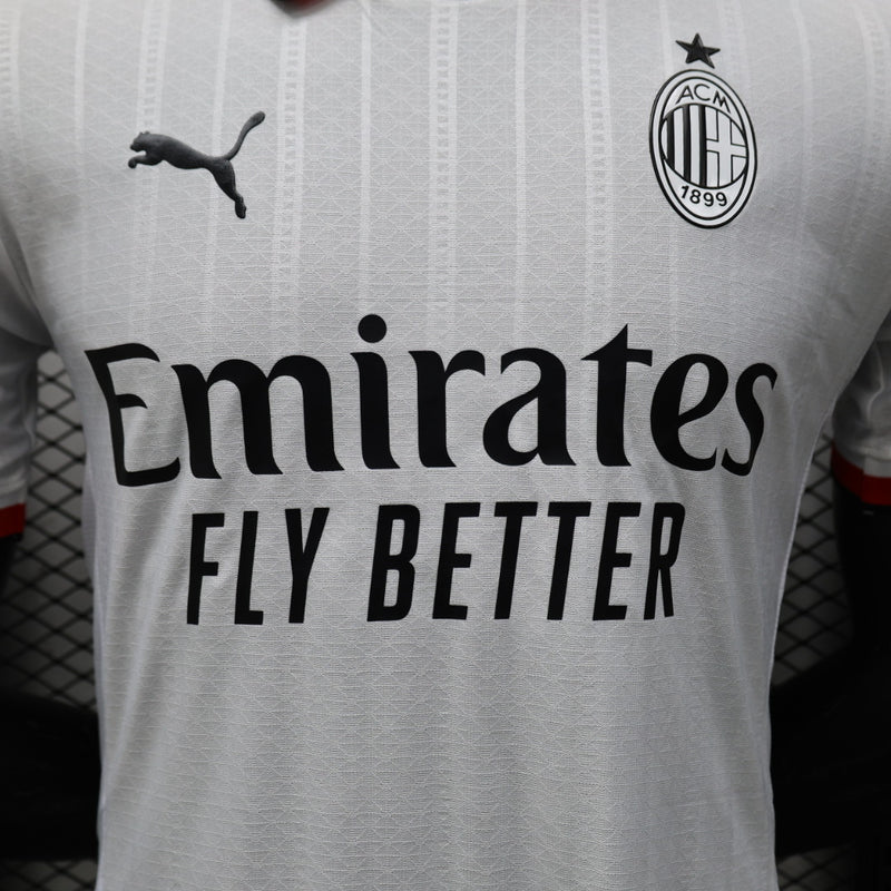 CAMISA VERSÃO PLAYER DO MILAN 24/25 BRANCO