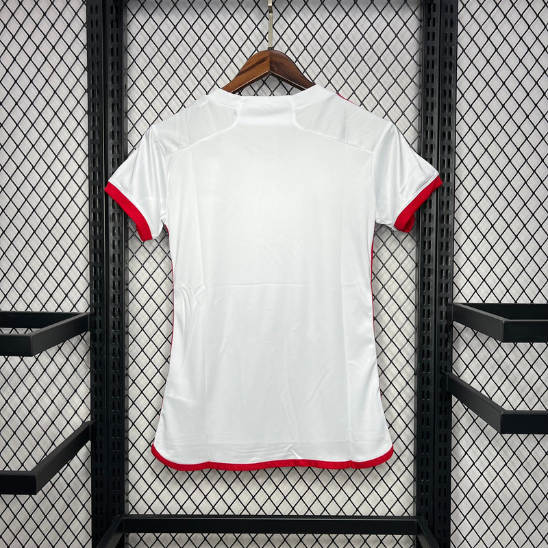 CAMISA LANÇAMENTO FEMININA DO FLAMENGO 24/25 BRANCO
