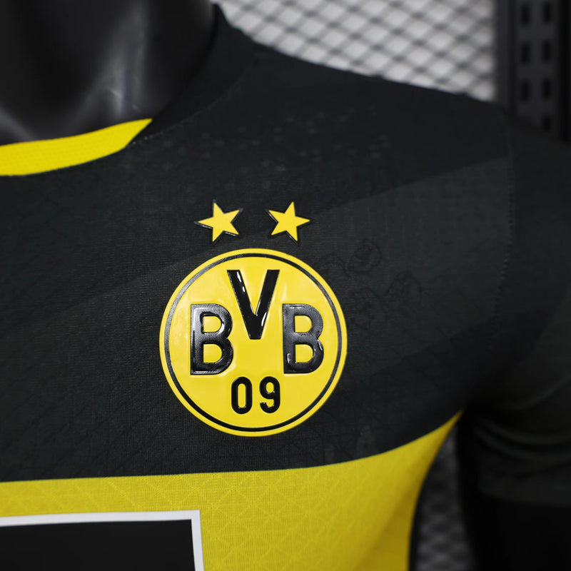 CAMISA VERSÃO PLAYER DO BORUSSIA DORTMUND 24/25 PRETO