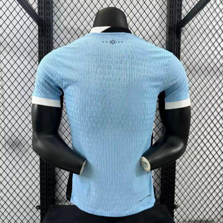 CAMISA VERSÃO PLAYER DA SELEÇÃO DO URUGUAI 2024 AZUL