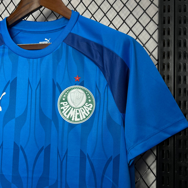 CAMISA PRÉ JOGO DO PALMEIRAS 24/25 AZUL