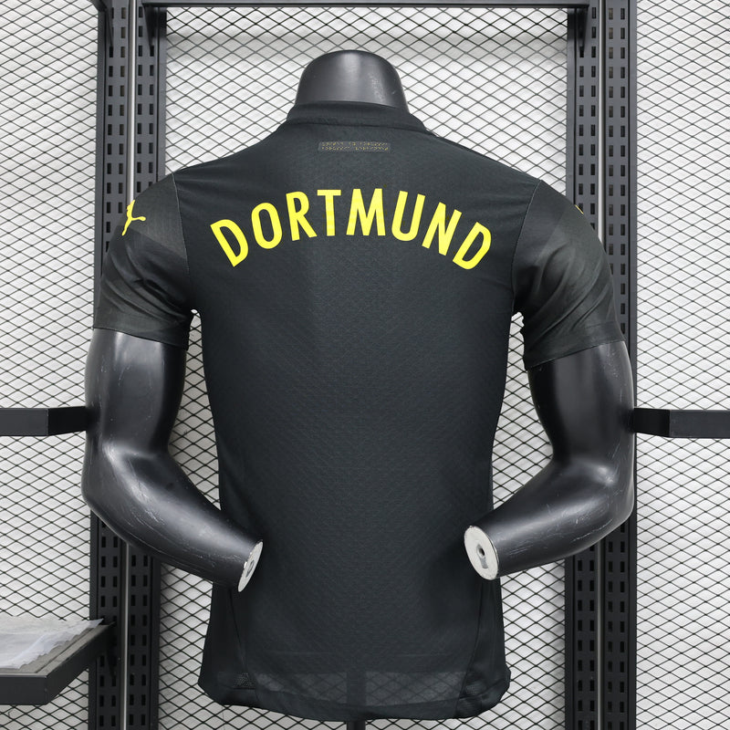 CAMISA VERSÃO PLAYER DO BORUSSIA DORTMUND 24/25 PRETO