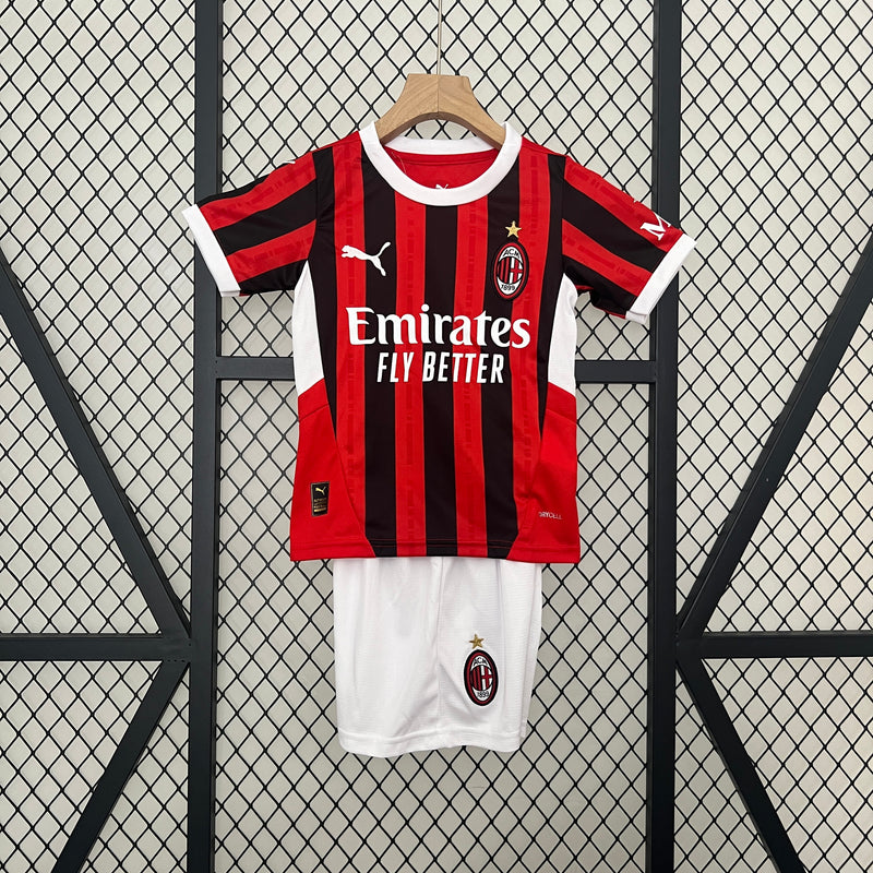 Conjunto Infantil AC Milan 24/25 - Home