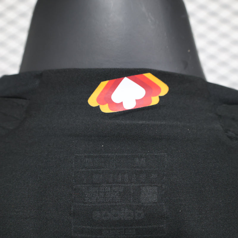 CAMISA VERSÃO PLAYER DA ROMA 23/24 PRETO