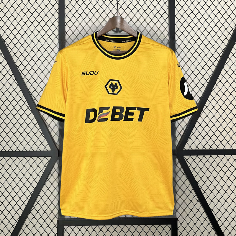 CAMISA DO WOLVERHAMPTON 24/25 AMARELO