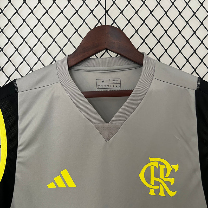CAMISA TREINO REGATA DO FLAMENGO 24/25 CINZA