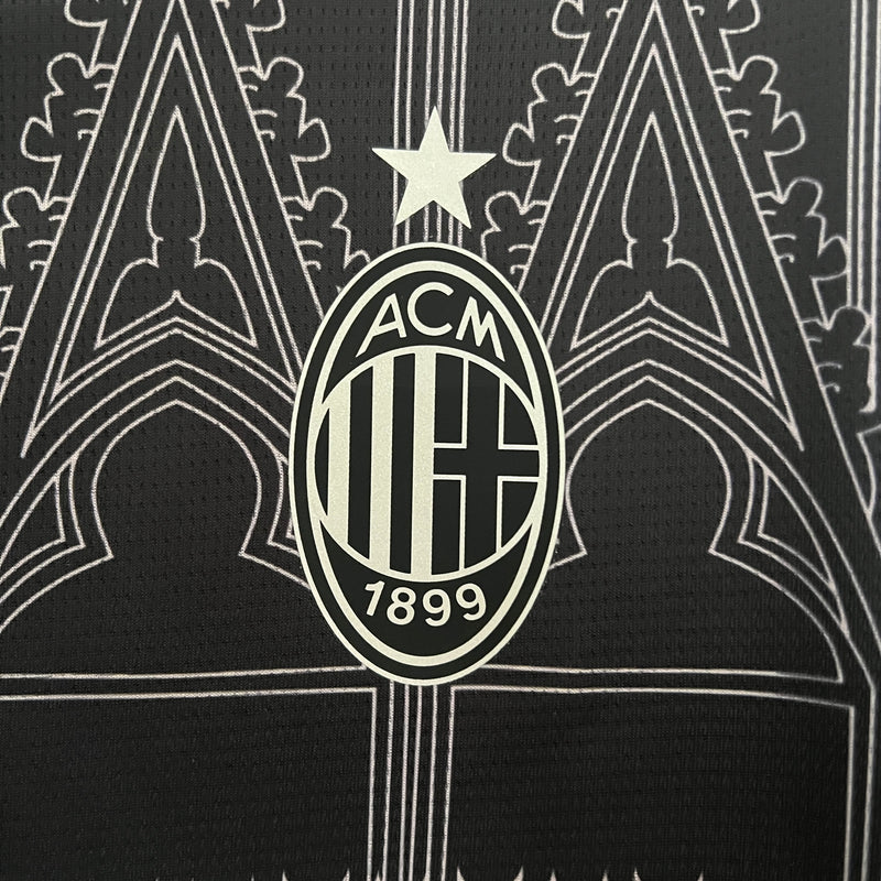 CAMISA LANÇAMENTO DO MILAN 24/25 BLACK - VELOP SPORTS