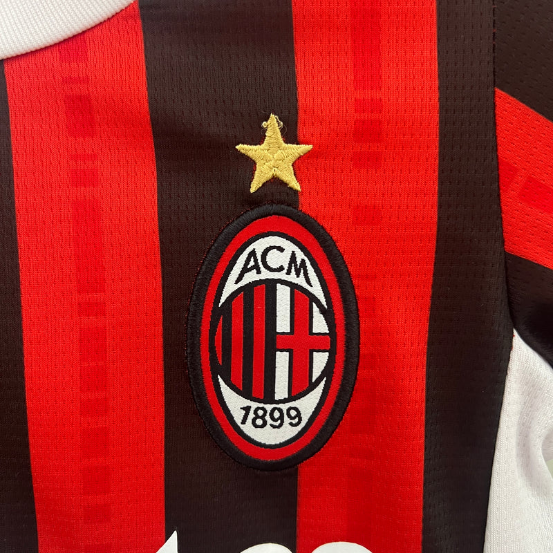 Conjunto Infantil AC Milan 24/25 - Home