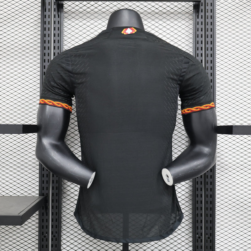 CAMISA VERSÃO PLAYER DA ROMA 23/24 PRETO
