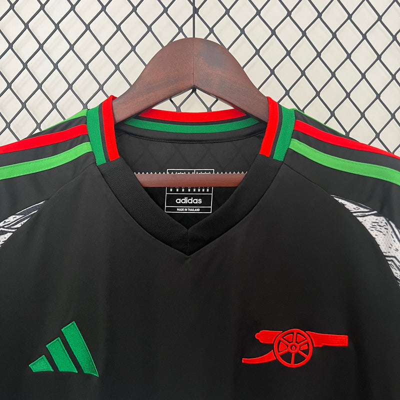 CAMISA LANÇAMENTO DO ARSENAL 24/25 PRETO