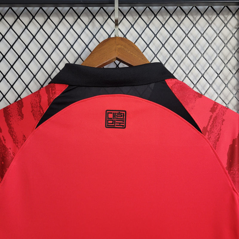 CAMISA DA SELEÇÃO DA KOREA 22/23 RED - VELOP SPORTS